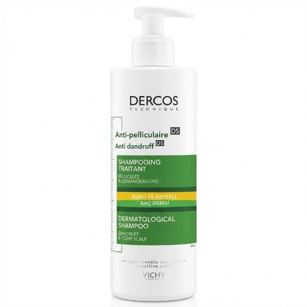 Vichy Dercos Anti Dandruff Kuru Saçlar için Kepek Karşıtı Şampuan 390 ml